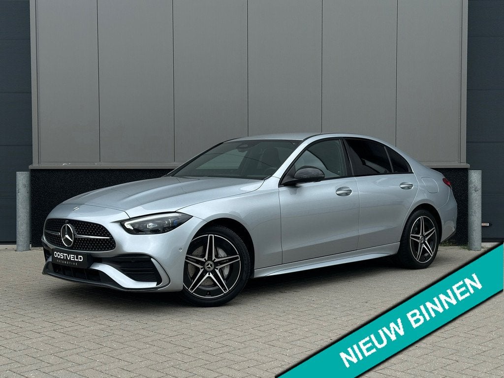 Mercedes-Benz C-klasse 300 e AMG |MEMORY|DIGITAL|360|KEYLESS, Auto's, Mercedes-Benz, Automaat, Achterwielaandrijving, Gebruikt