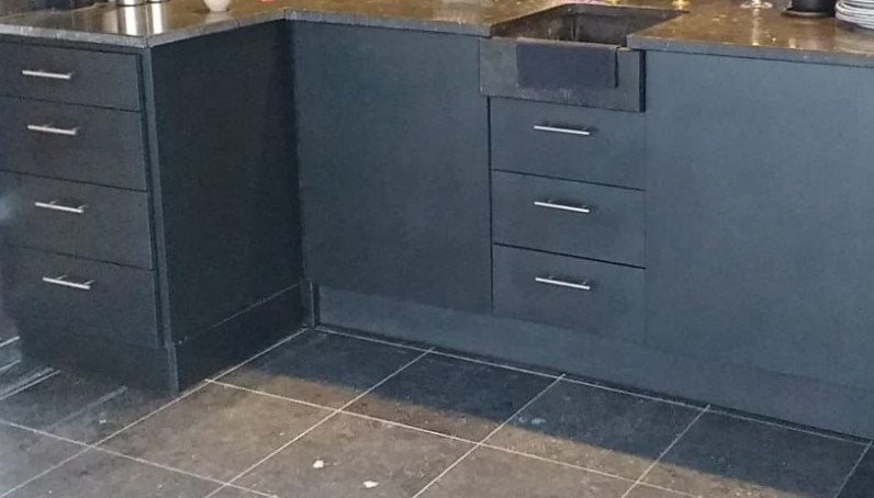 Keukendeurtjes zwart of massief eikenhout  op maat., Ophalen, Zwart, Nieuw, 50 tot 100 cm