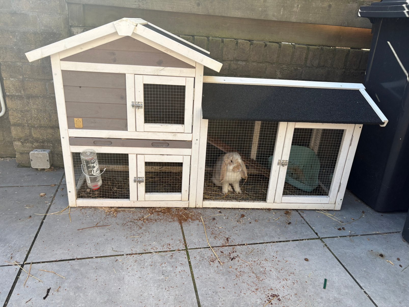 Konijnenhok, Dieren en Toebehoren, Ophalen, 110 cm of meer, Zo goed als nieuw, 90 cm of meer