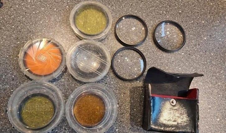 Fotocamera filters, 2 oranje, 2 geel, 3 close up, 1 macro, Audio, Tv en Foto, Fotografie | Filters, Overige merken, Gebruikt, Overige typen