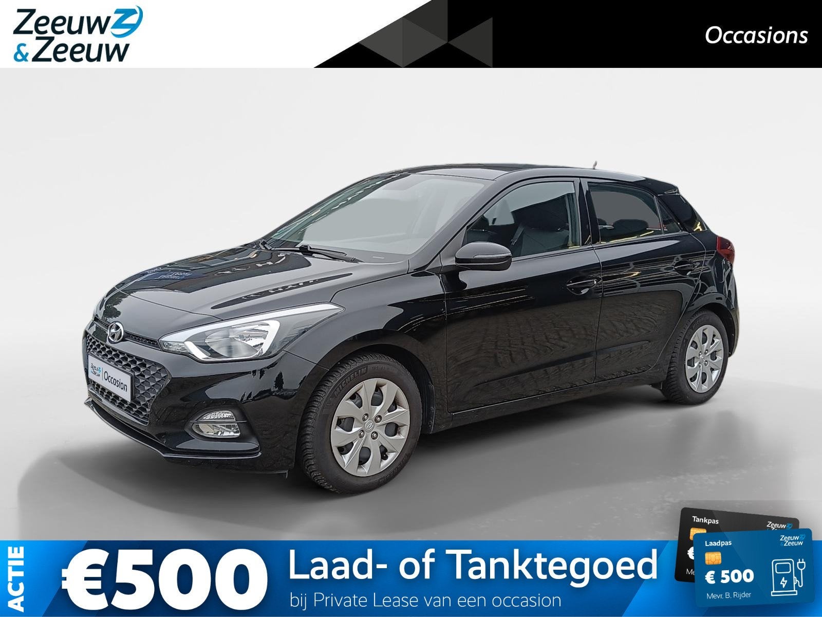 Hyundai i20 1.0 T-GDI Comfort Automaat | All weatherbanden |, 12 maanden, Verwarmde buitenspiegels, Zwart, Origineel Nederlands