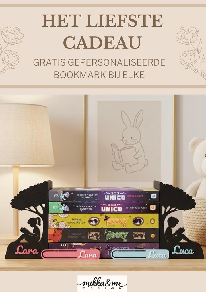 Gepersonaliseerde boekensteunen, Ophalen of Verzenden, Nieuw