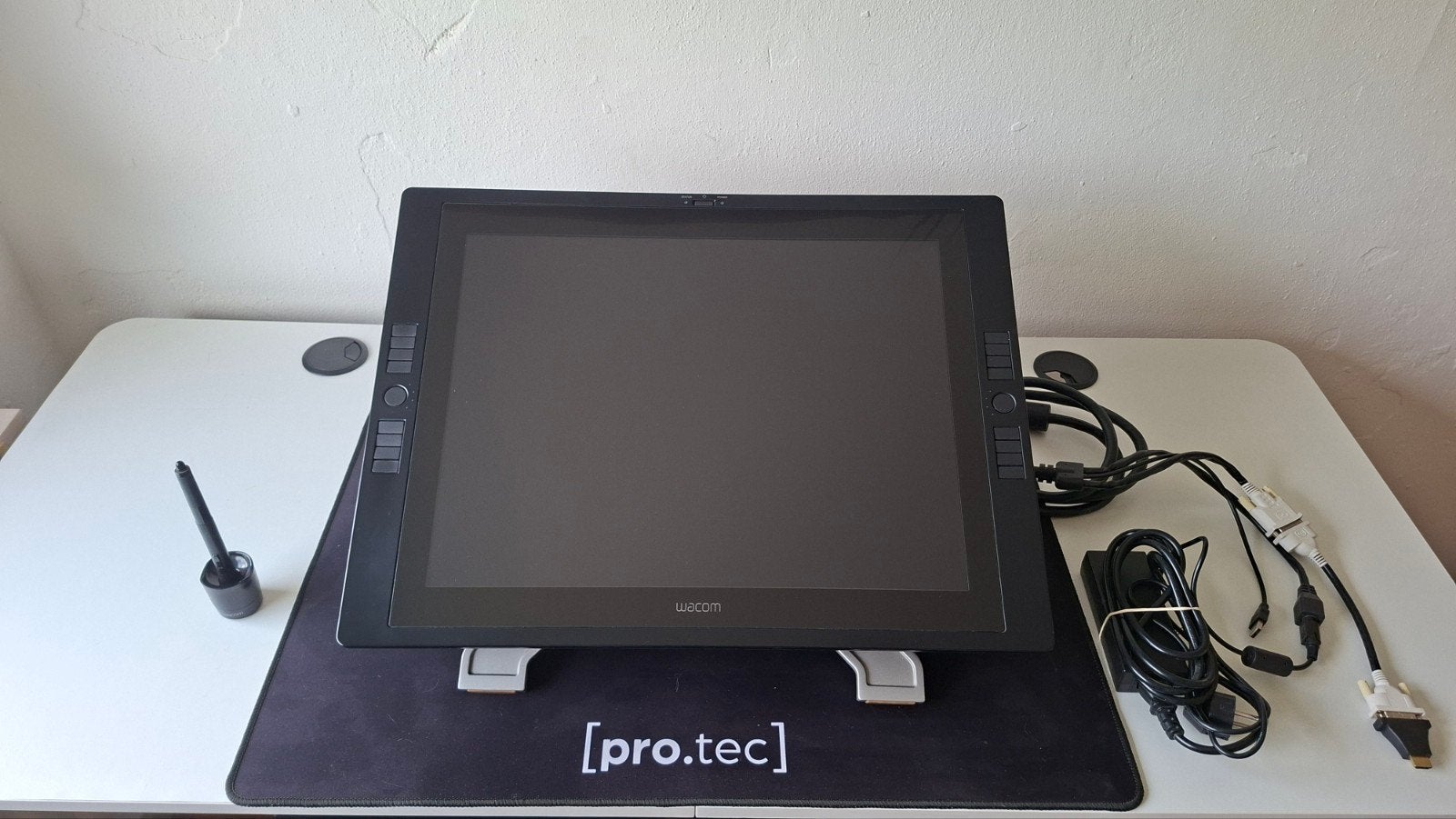 Wacom Cintiq 21UX tekentablet met toebehoren, Computers en Software, Tekentablets, Ophalen, Gebruikt, Bedraad, Wacom