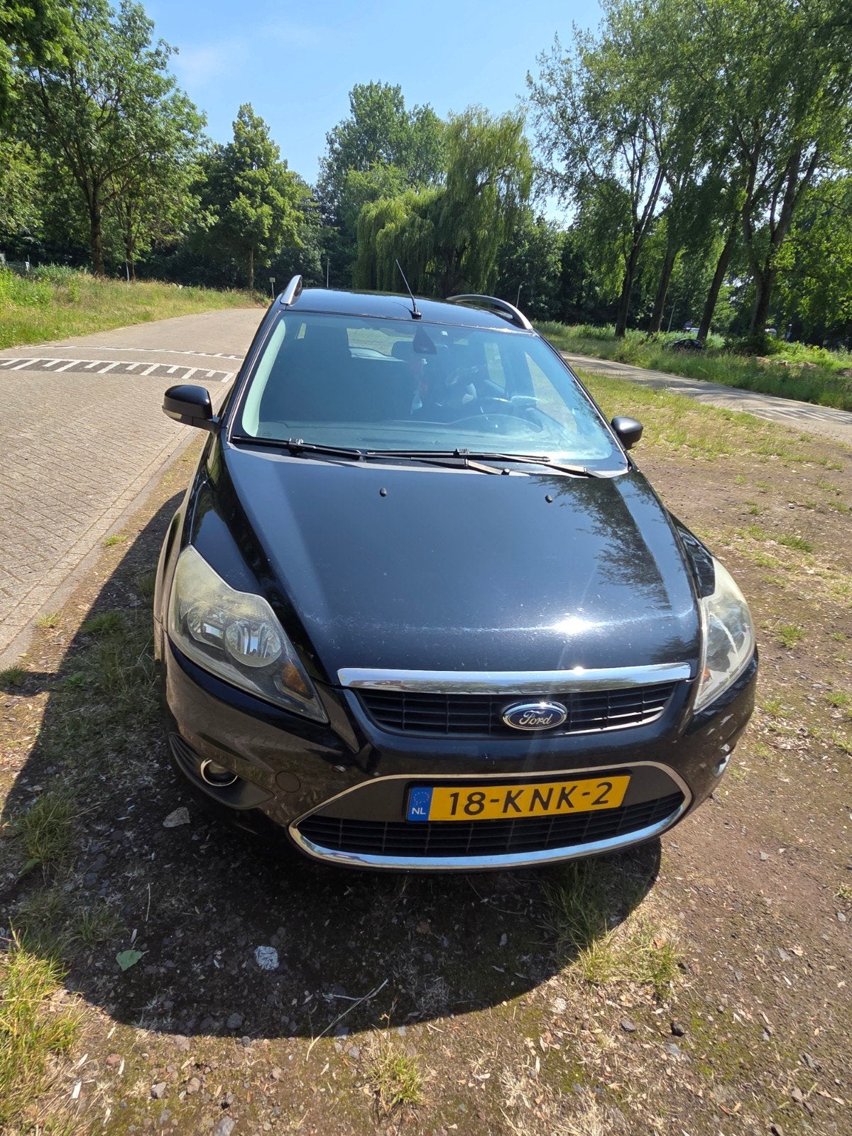 Ford Focus 1.8 92KW Wagon 2010 Zwart, Auto's, 125 pk, 4 cilinders, Zwart, Particulier