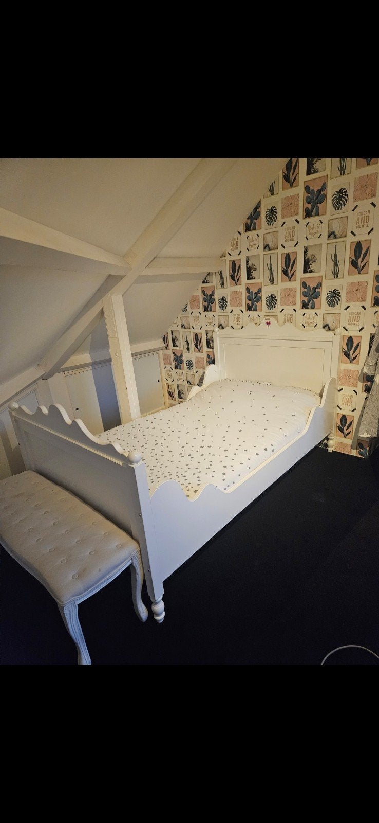 Bopita Belle bed 120x90, Ophalen, 85 tot 100 cm, Zo goed als nieuw, Matras