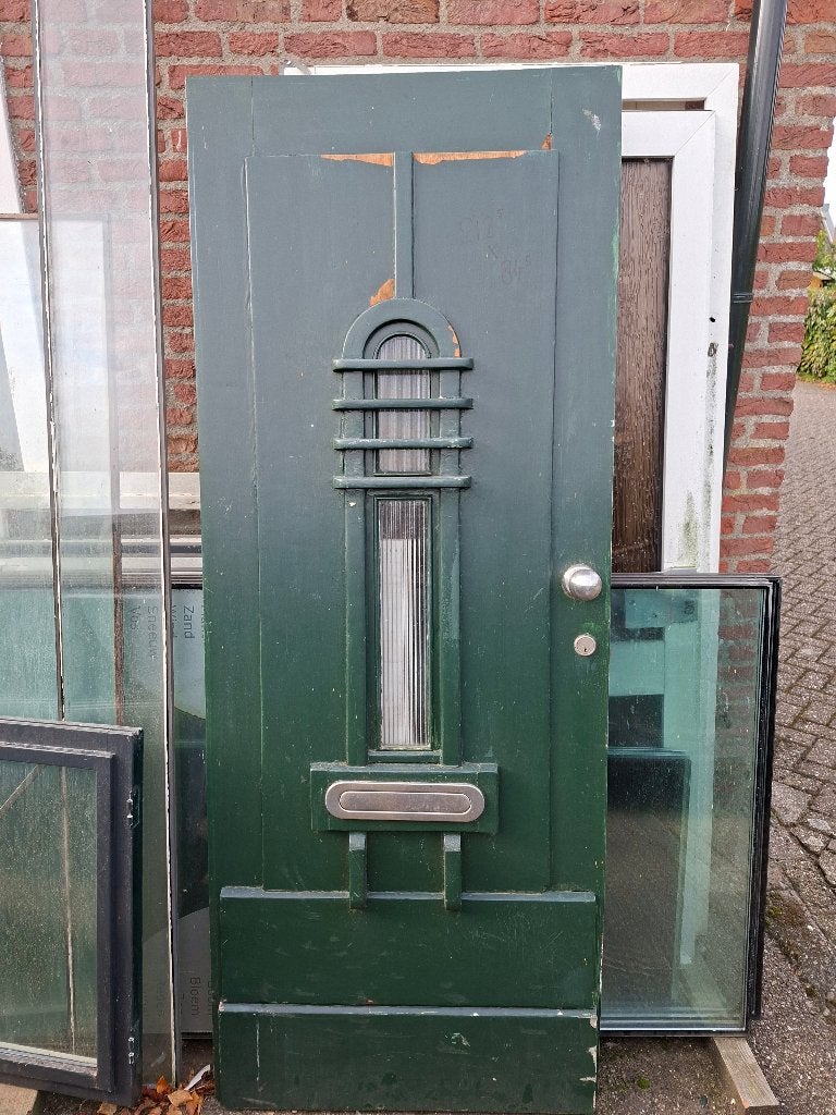 voordeur hardhout, Ophalen, Gebruikt, 80 tot 100 cm, Buitendeur