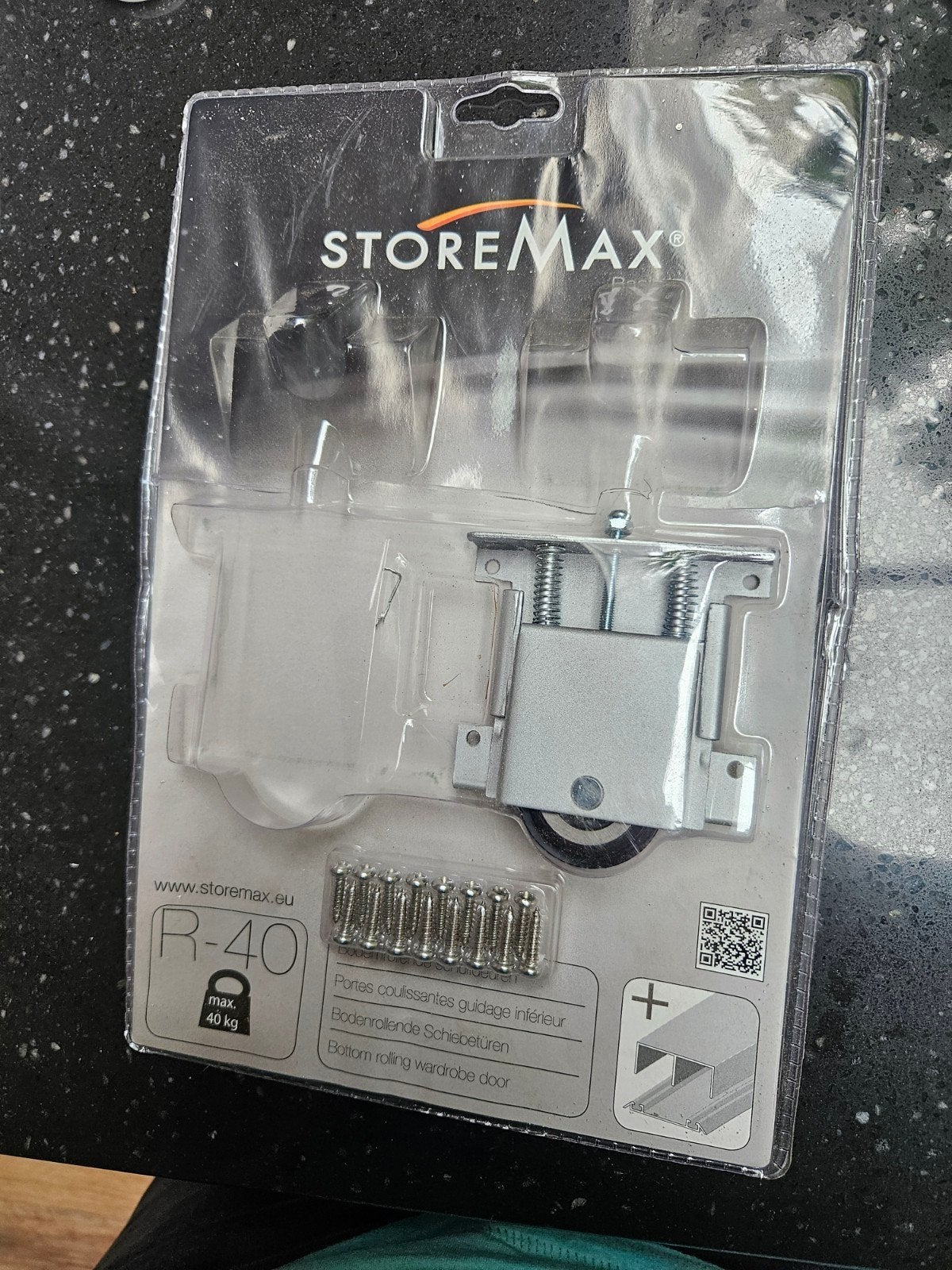 Storemax R-40 wieltjes voor schuifdeuren (max 40kg), Ophalen of Verzenden, Nieuw