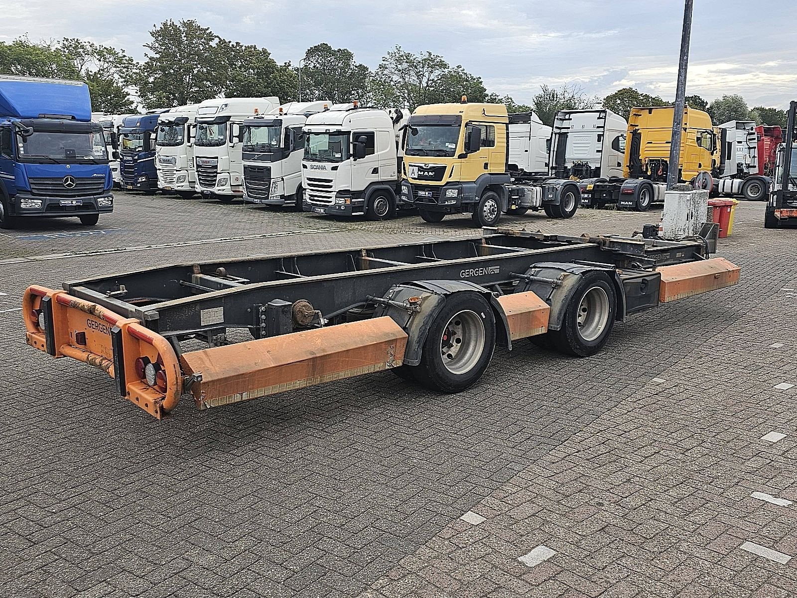 GERGEN ROLO-T-APOLLO tandem alcoa's, Auto's, Overige kleuren, Bedrijf, ABS, Aanhangers en Opleggers