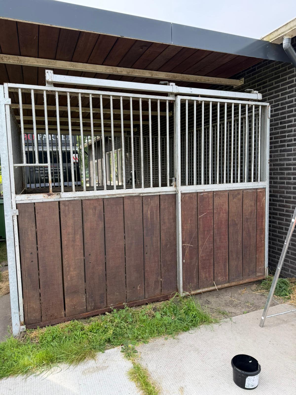 Voorwand met schuifdeur