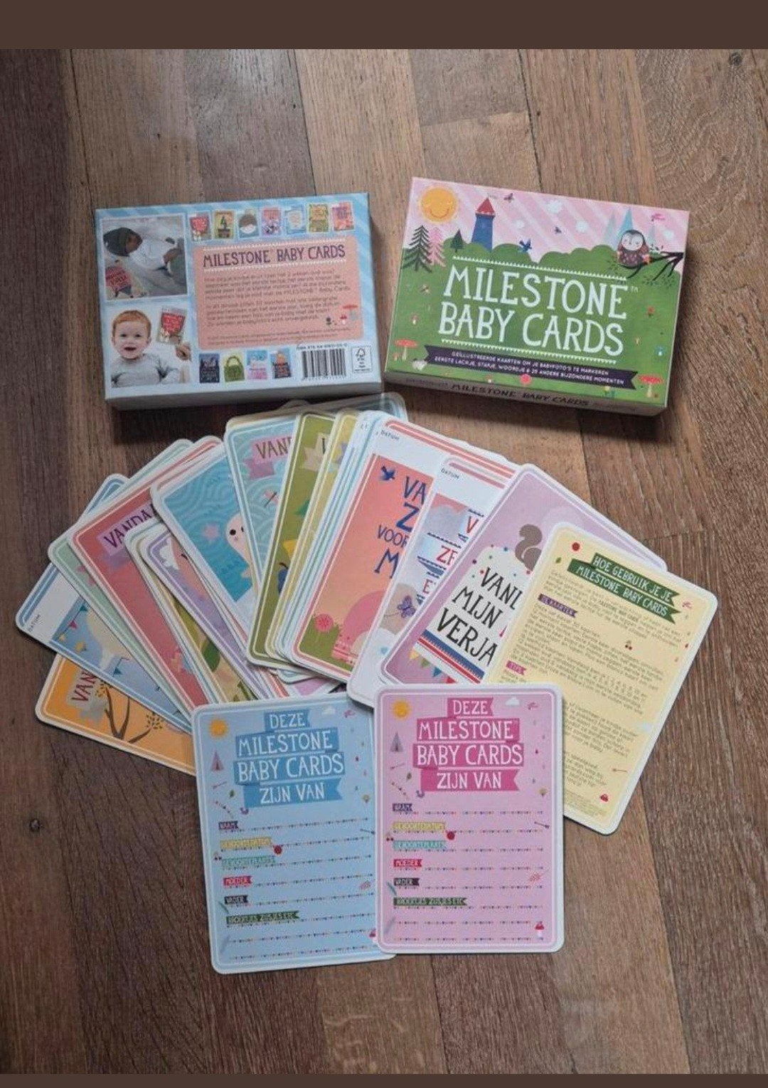Milestone Baby Cards - Leg de eerste momenten vast, Ophalen of Verzenden, Zo goed als nieuw