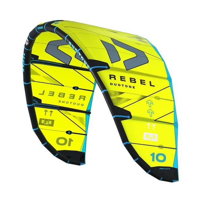 Duotone Rebel SLS, Watersport en Boten, Kitesurfen, 10 m², Geen board, Ophalen of Verzenden, Zo goed als nieuw