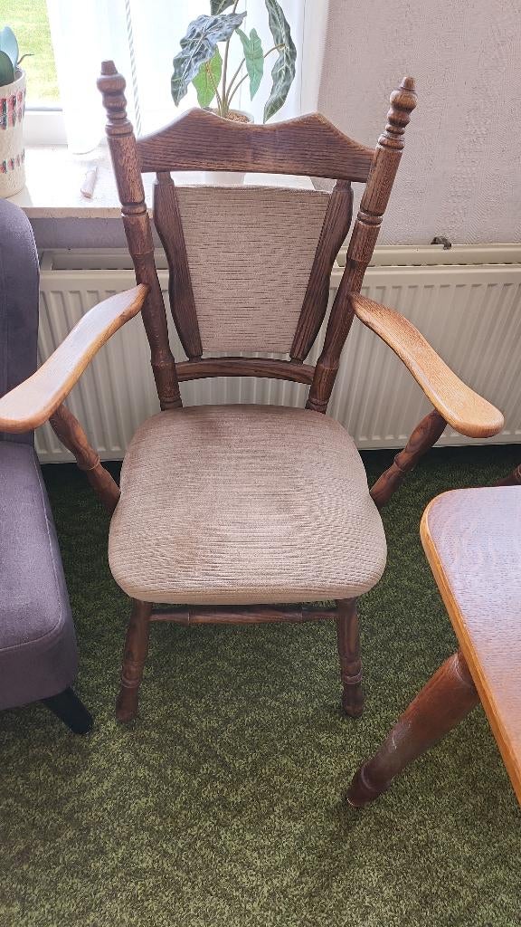 Oude stoel met leuning gratis, Antiek en Kunst, Ophalen