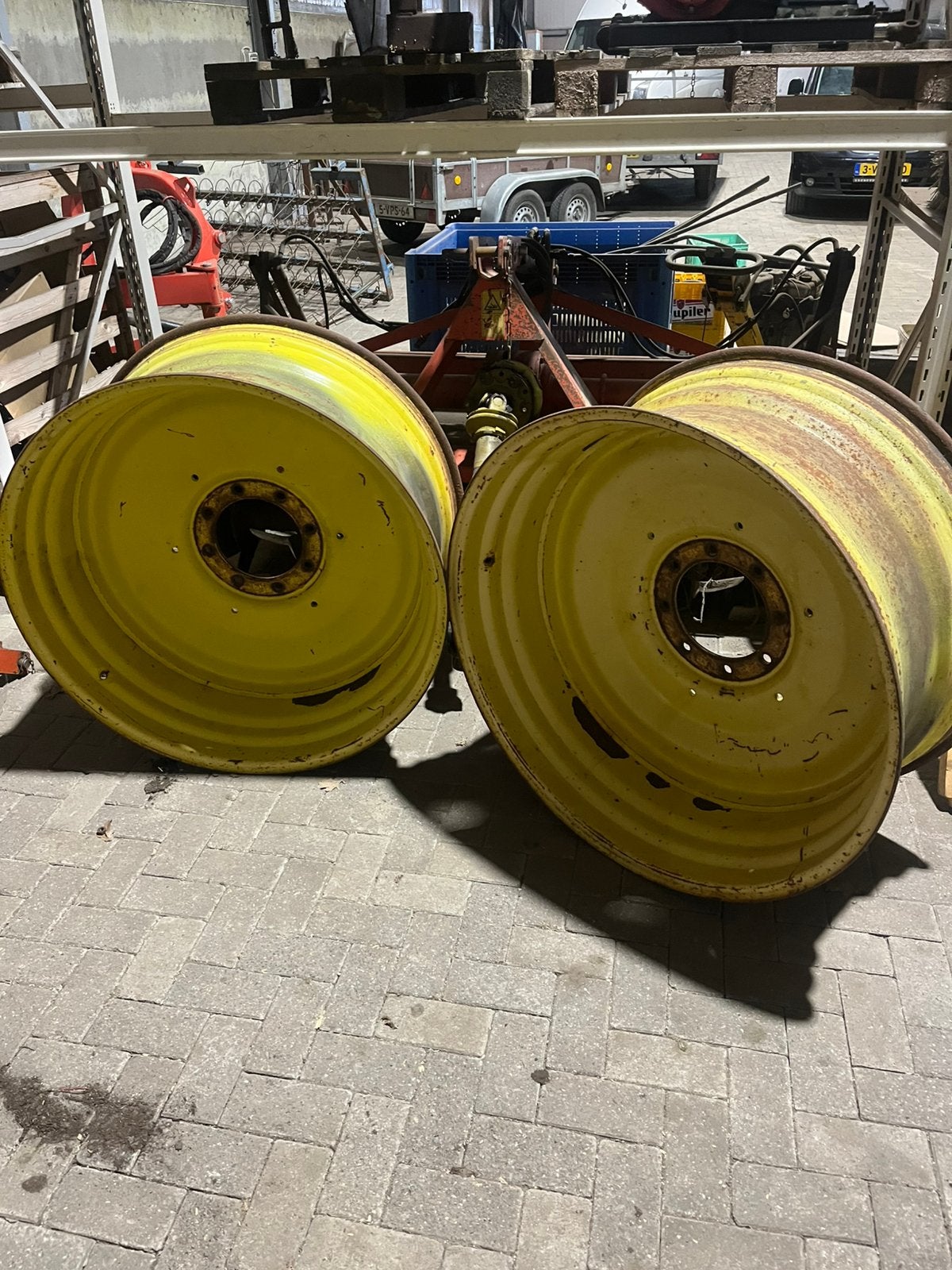 John deere 18x38 grote zf steek velgen, Ophalen, Gebruikt