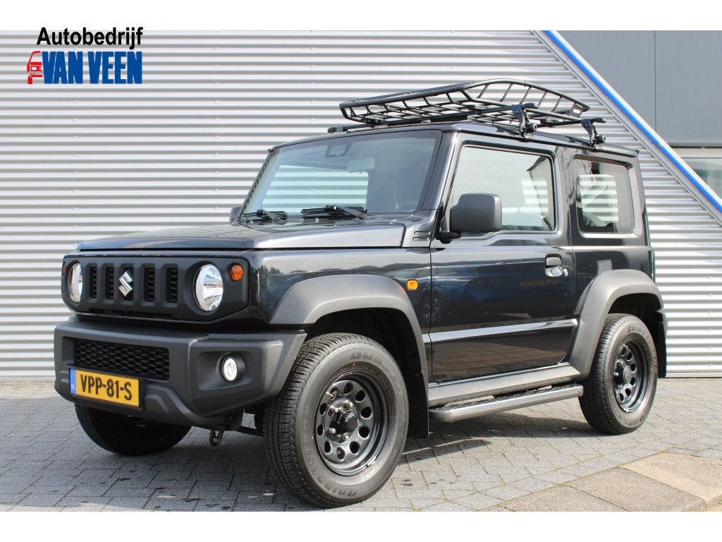 Suzuki Jimny 1.5 Professional | 4x4 | AllGrip | Roofrack | A, 13 km/l, Stof, Gebruikt, Zwart