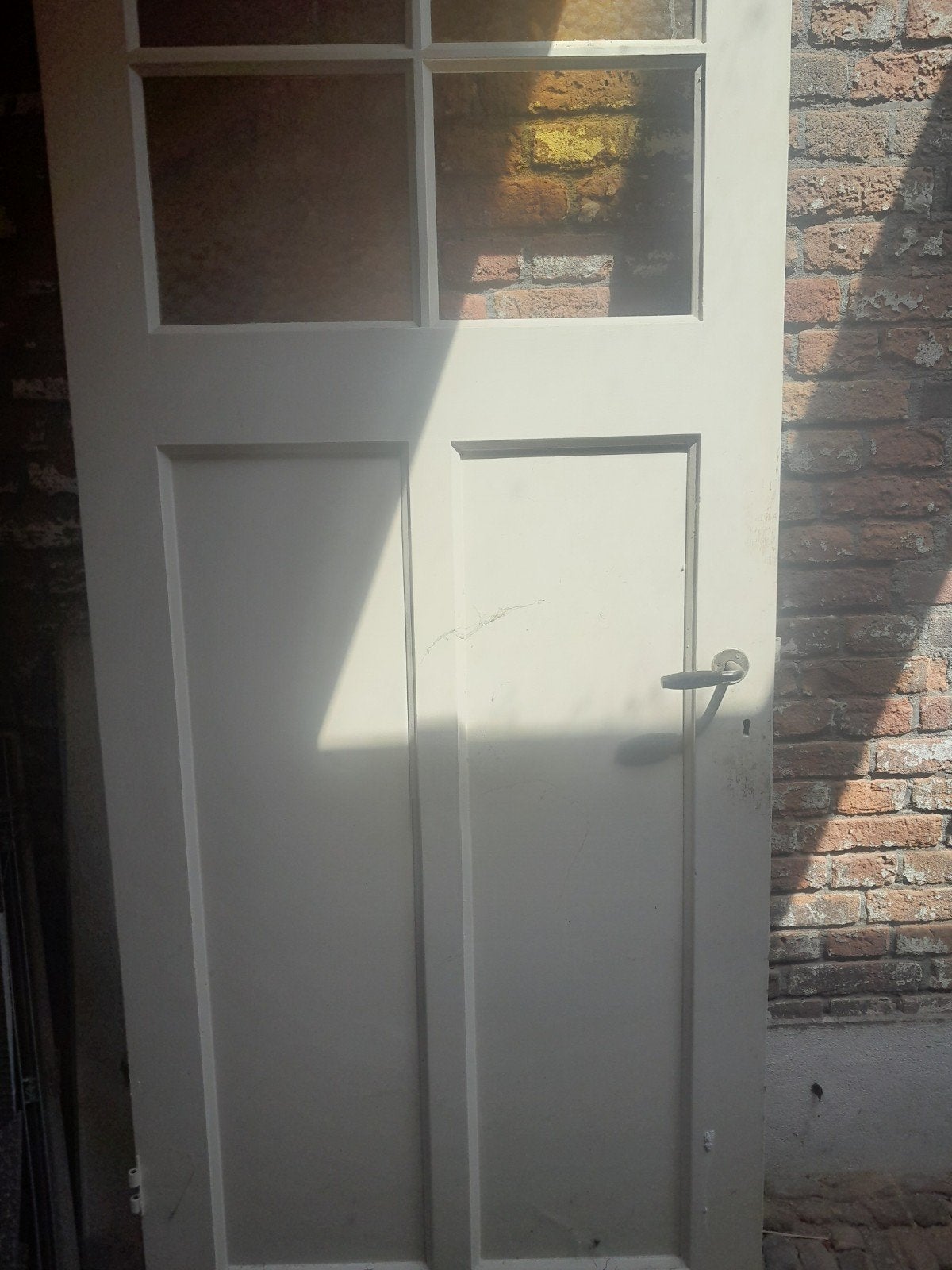 Oude paneeldeur, Ophalen, Gebruikt, Binnendeur, 200 tot 215 cm