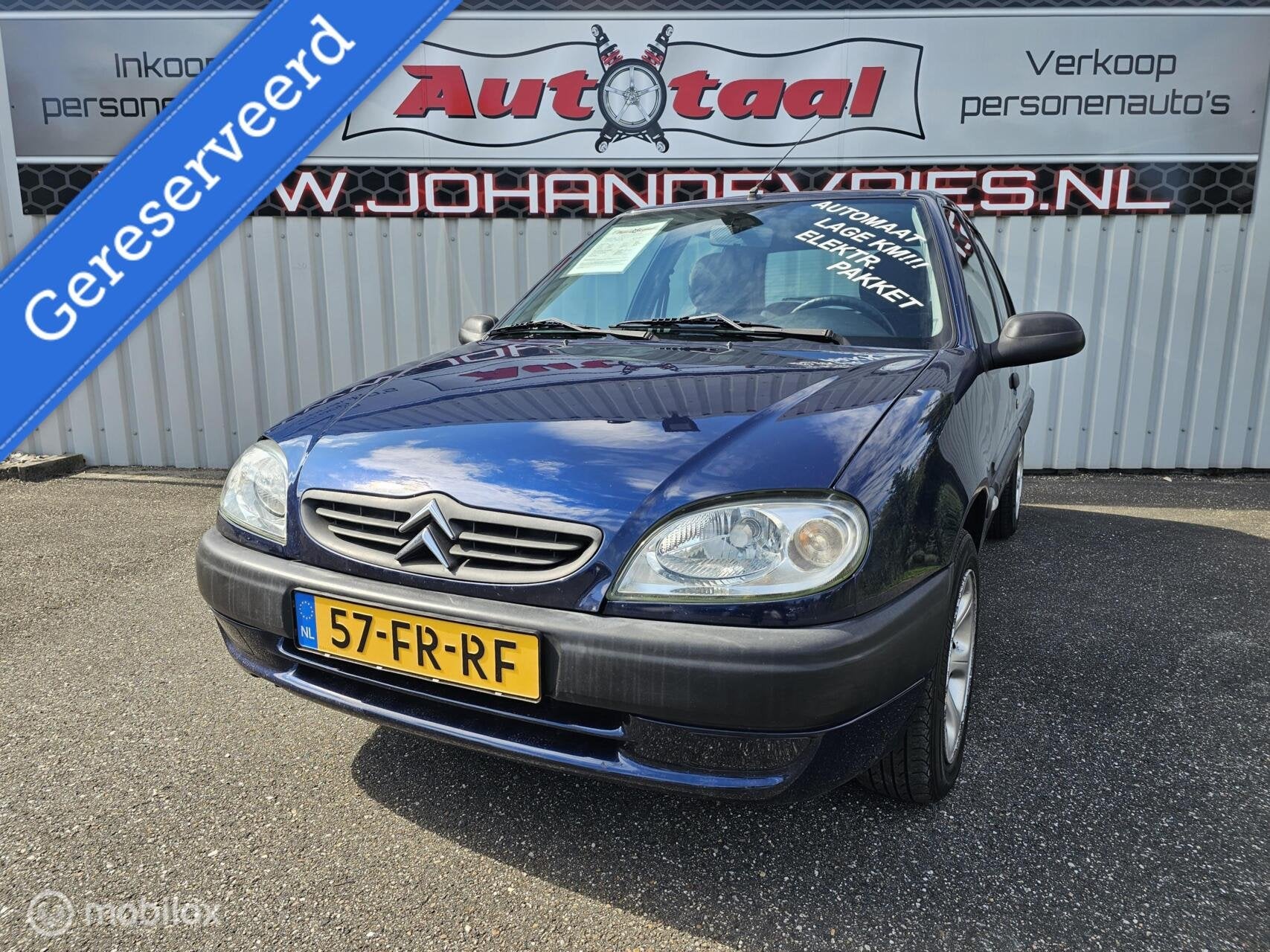 Citroen Saxo 1.4i SX I Automaat I 99895KM I NAP I Distr. v.v, 4 cilinders, Saxo, Blauw, 855 kg