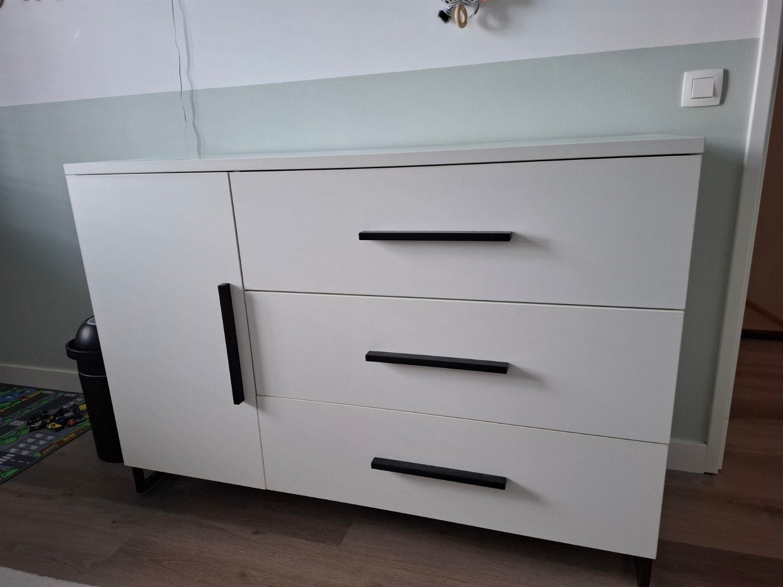 TWF Torino ombouwbaar ledikant/peuterbed 70x140cm + Commode, Ophalen, Gebruikt