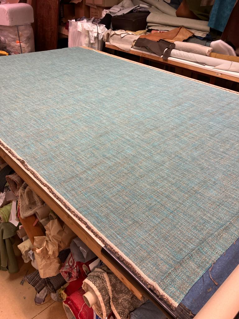 Coupon De Ploeg Birk 42, Overige materialen, Blauw, 120 cm of meer, Ophalen of Verzenden