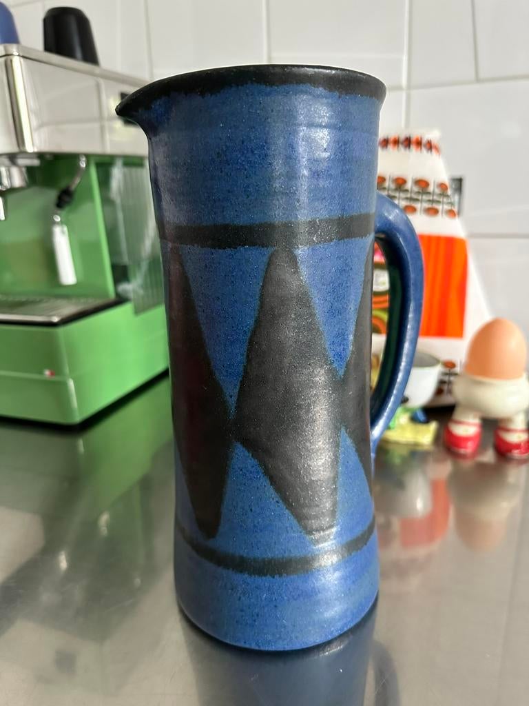 Vaas Pitcher HC Bronkhorst Keramiek Vintage, Ophalen of Verzenden