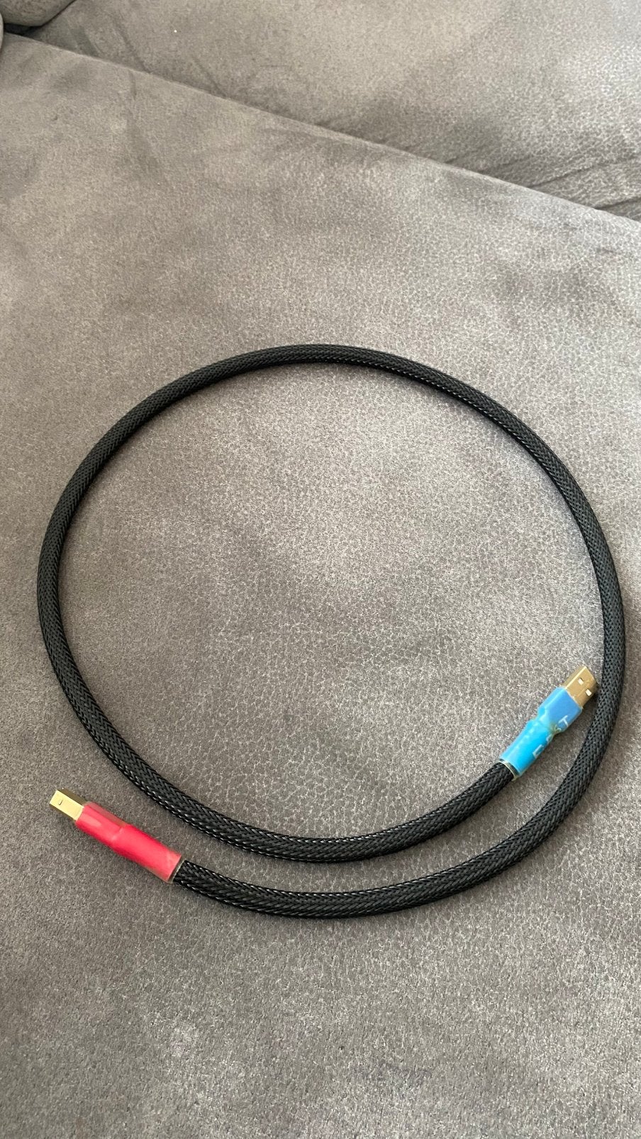 USB kabel A-B voor hi res audio, Ophalen of Verzenden, Zo goed als nieuw, Minder dan 2 meter, Overige kabels