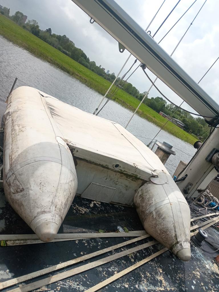 Rubberboot ,spiegel zit los, Ophalen of Verzenden, Hout