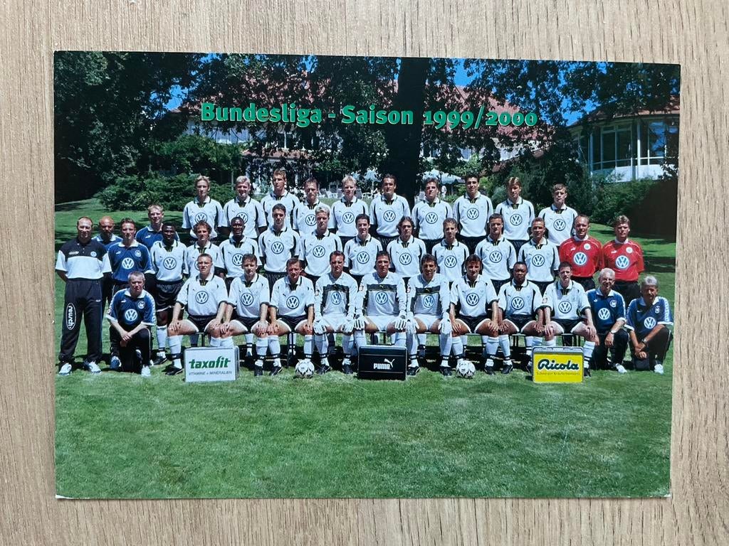 Elftalfotokaart VFL Wolfsburg 1999-2000., Ophalen of Verzenden, Nieuw, Spelerskaart