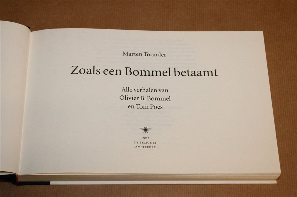 Zoals een Bommel Betaamt — Marten Toonder, dl. 22, Boeken, Eén stripboek, Ophalen of Verzenden, Gelezen