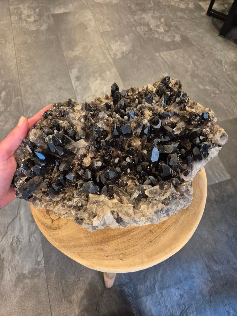 Rookkwarts cluster 10 kilo, Ophalen of Verzenden