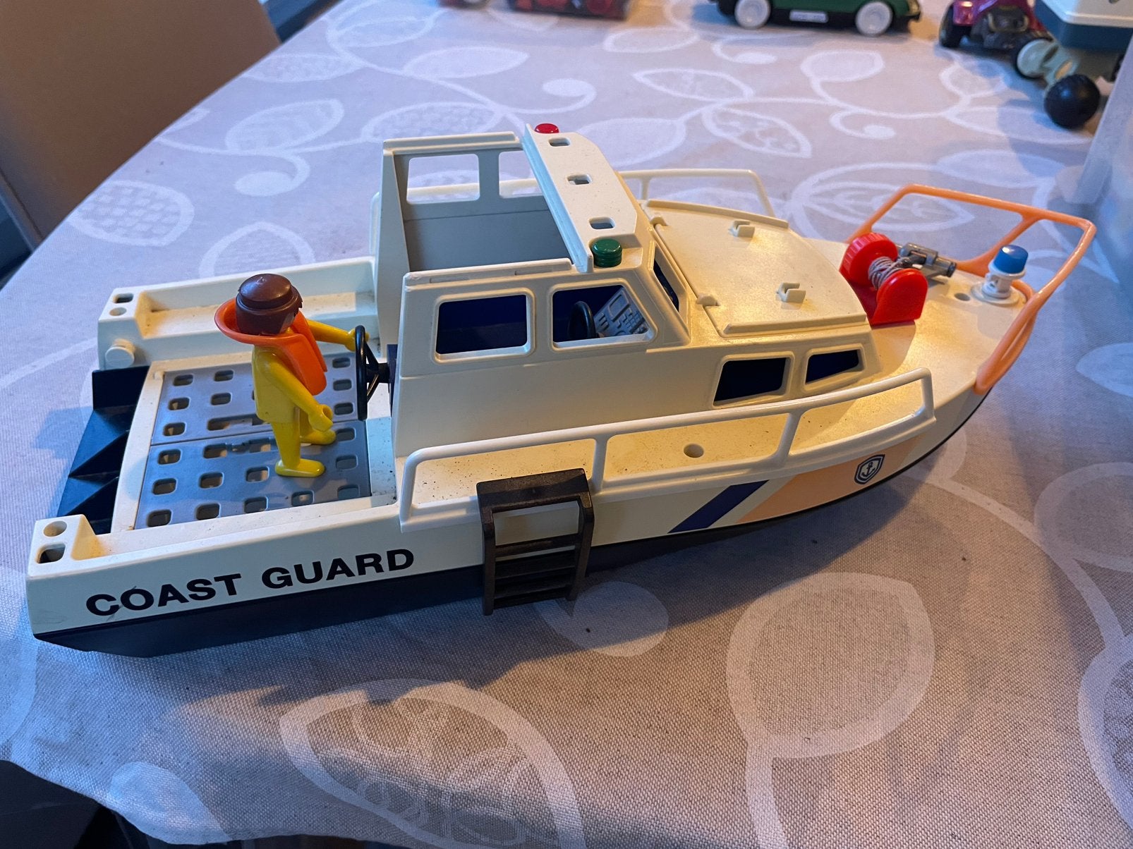 Coast Guard boot play mobil, Ophalen of Verzenden, Gebruikt, Boot/Schip
