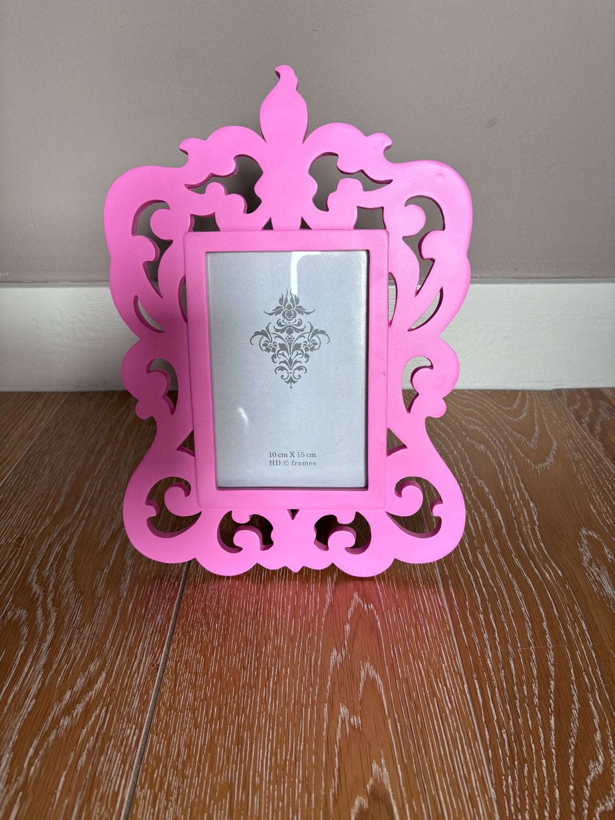 Leuke roze houten fotolijst voor 10x15 cm foto, nieuw, Ophalen of Verzenden, Nieuw, Hout