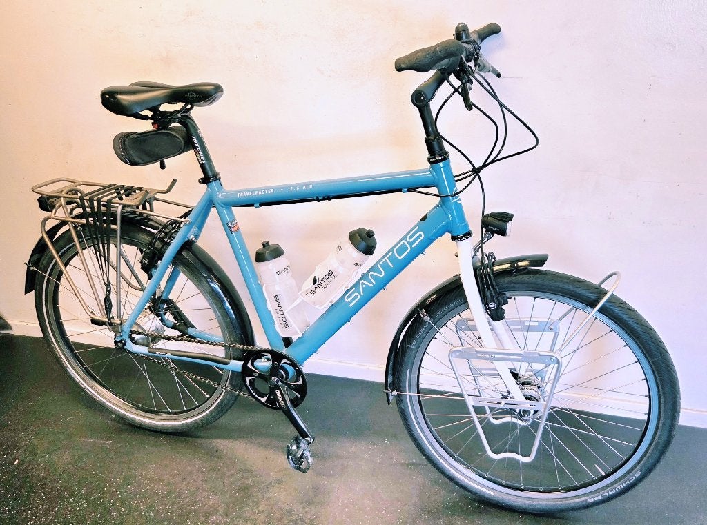 Santos Travelmaster 2.6 alu Rohloff toer-trekking topfiets, Fietsen en Brommers, Overige merken, Gebruikt, Velgrem, Versnellingen