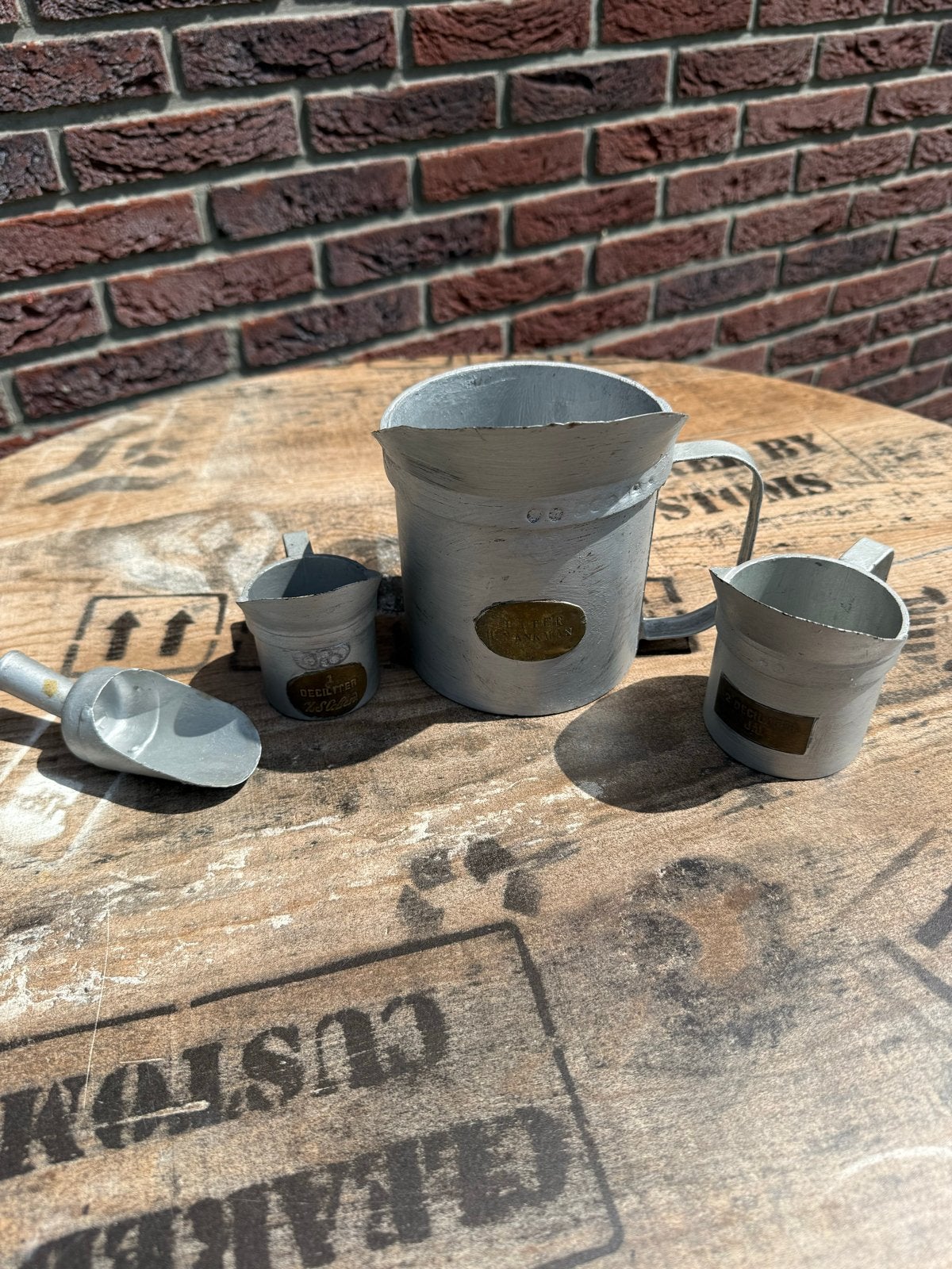 Decoratieve Maatbekers Set - Vintage Stijl, Ophalen of Verzenden