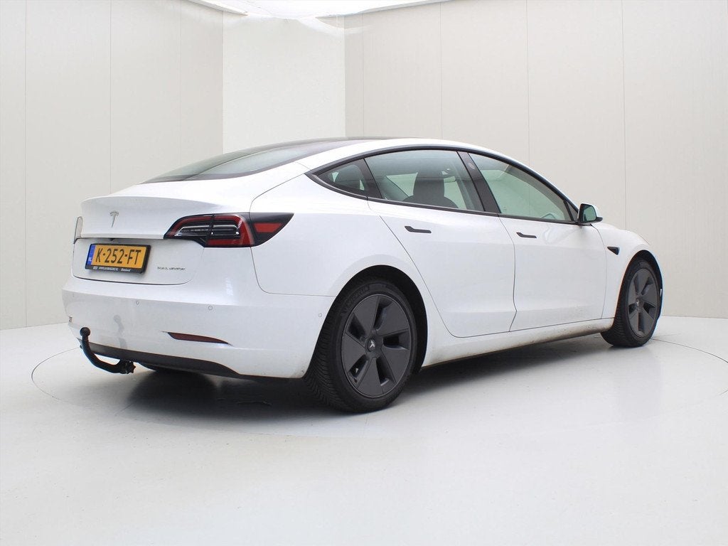 Tesla Model 3 Long-Range AWD 351pk 75 kWh FACELIFT [ TREKHAA, Auto's, Automaat, Gebruikt, Zwart, Wit