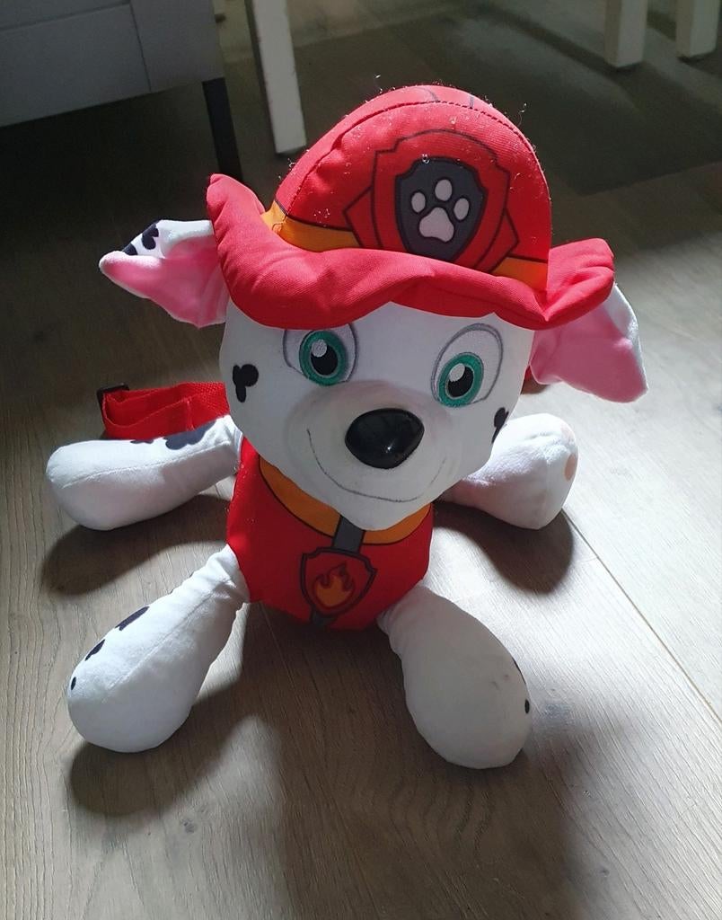 Marshall knuffel / rugzakje | Paw Patrol, Middelgroot (20 tot 80 cm), Meerkleurig, Rugzakfunctie, Paw Patrol