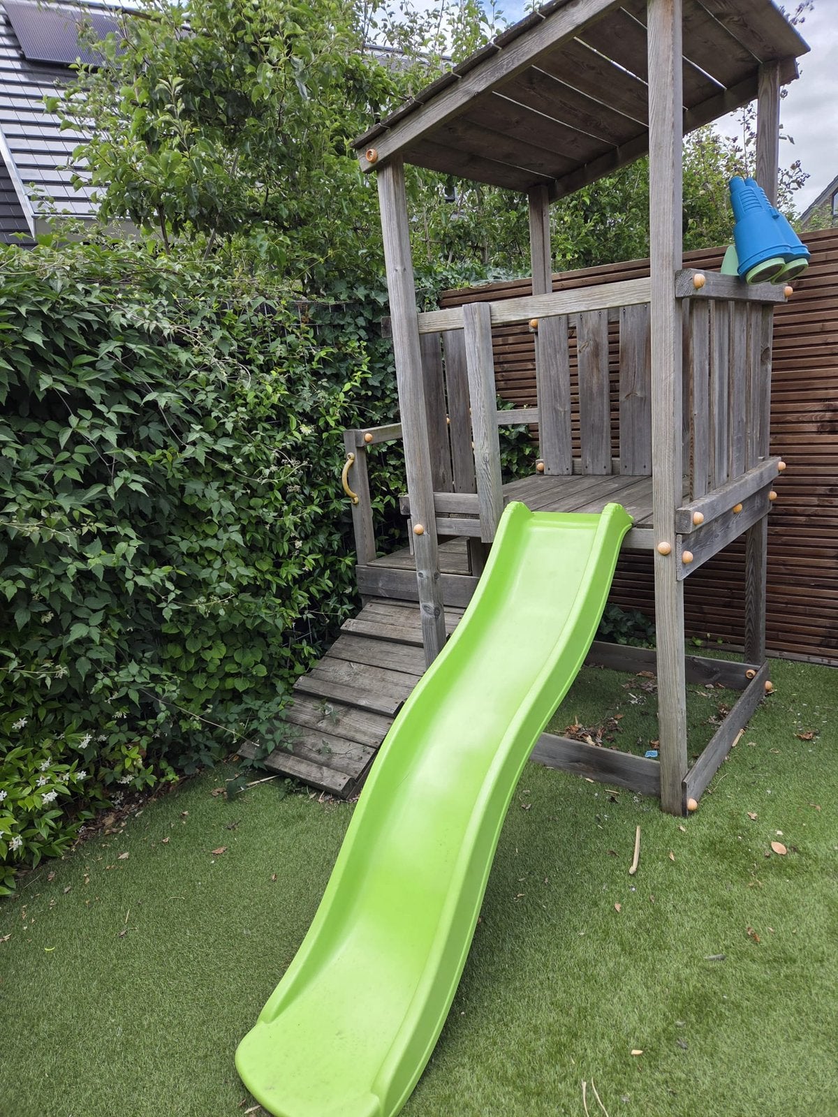 Speelhuisje met glijbaan, Ophalen, Gebruikt, Glijbaan