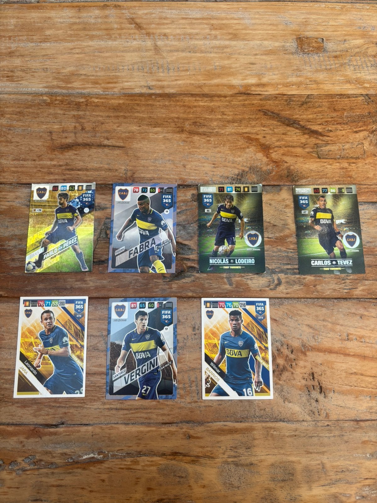 Boca Juniors Voetbalkaartjes - FIFA 365 Adrenalyn XL, Ophalen of Verzenden, Zo goed als nieuw, Meerdere kaarten