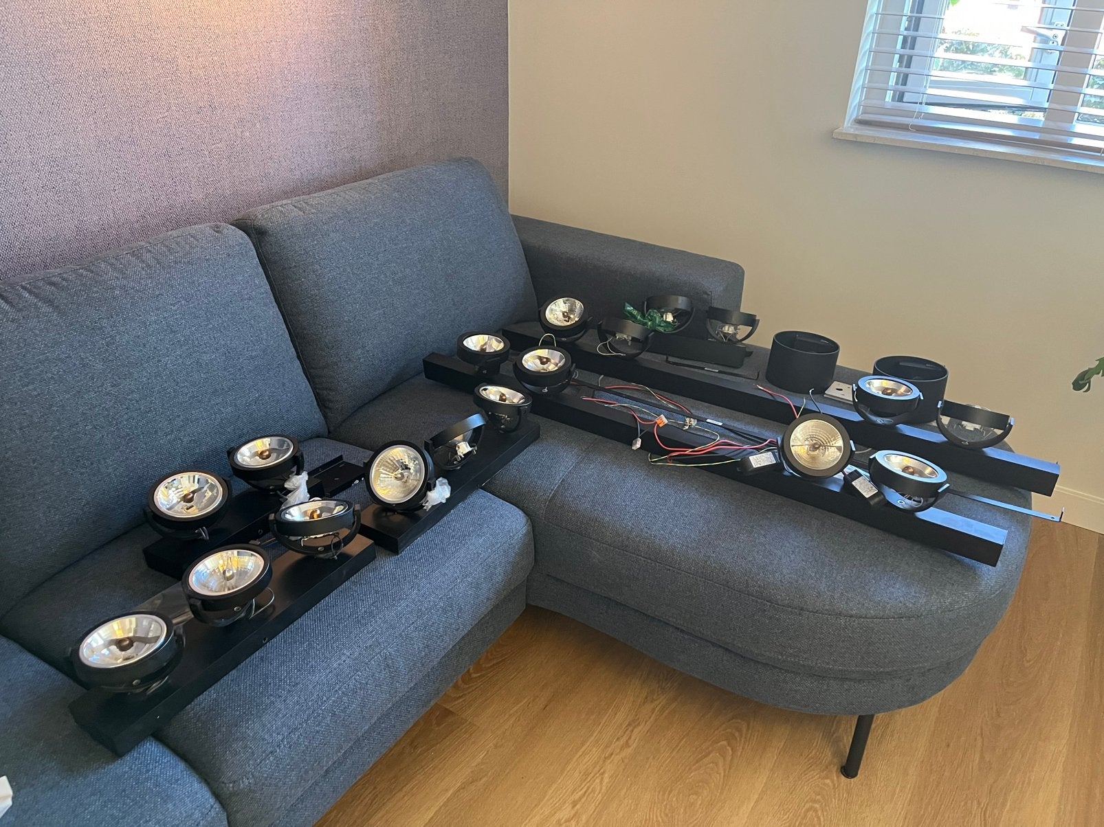 Volledige set verlichting/spots, Ophalen, Zo goed als nieuw