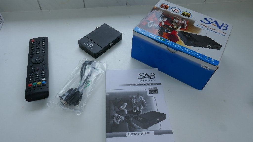 SAB Titan Micro HD Digital Satelite Receiver, Ophalen of Verzenden, Gebruikt, (Schotel)antenne-accessoires, Overige merken