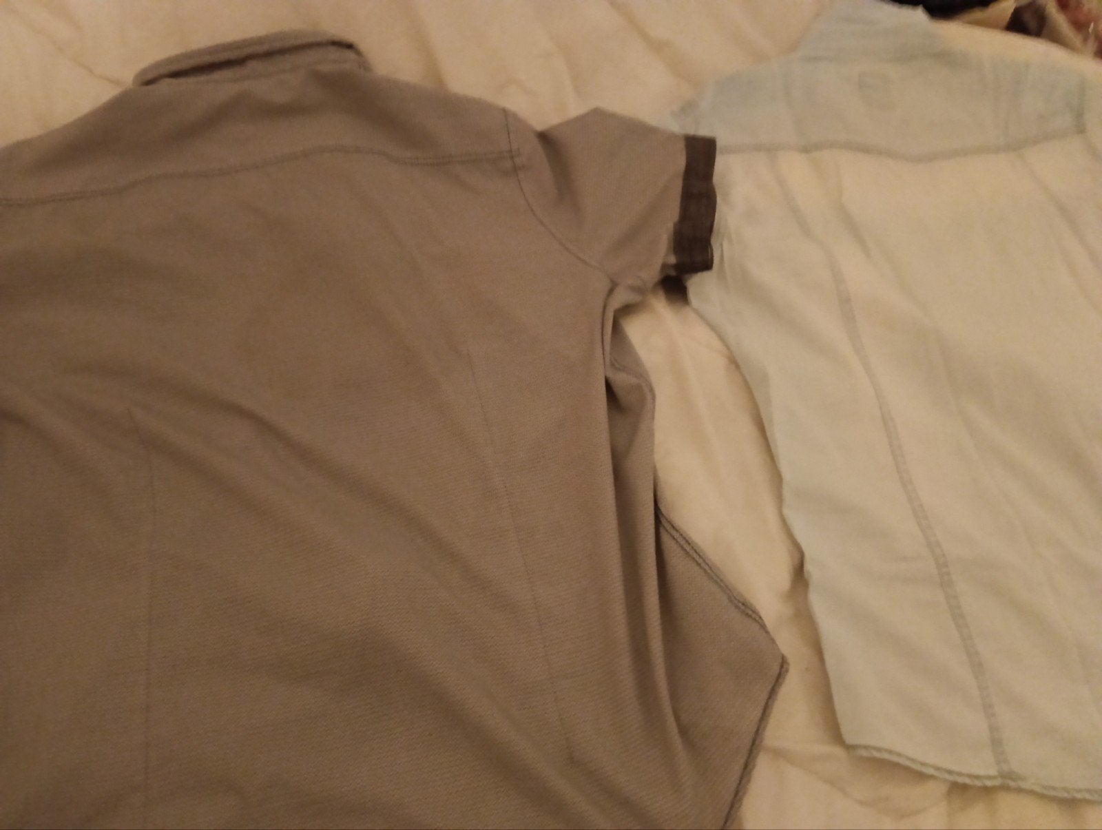 Gratis,3 stuks heren/jongens Blouses XL korte mouw, Ophalen, Zo goed als nieuw, Maat 56/58 (XL)