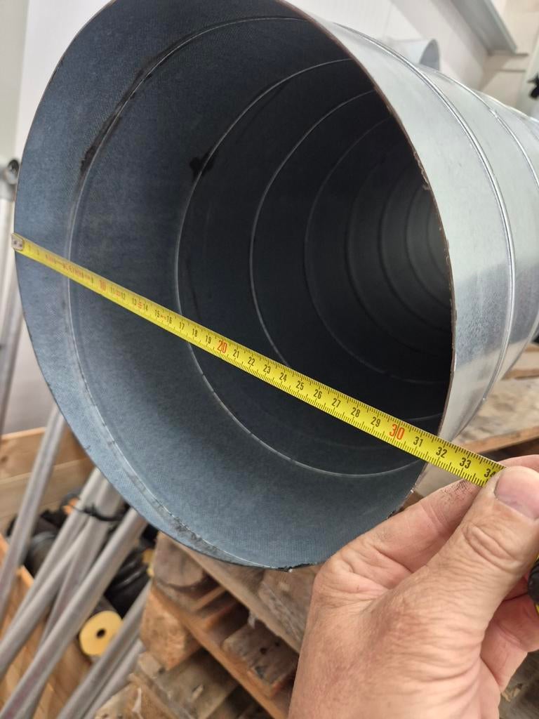 Spiro buis 310 mm, Pvc, 6 meter of meer, Overige typen, Ophalen of Verzenden