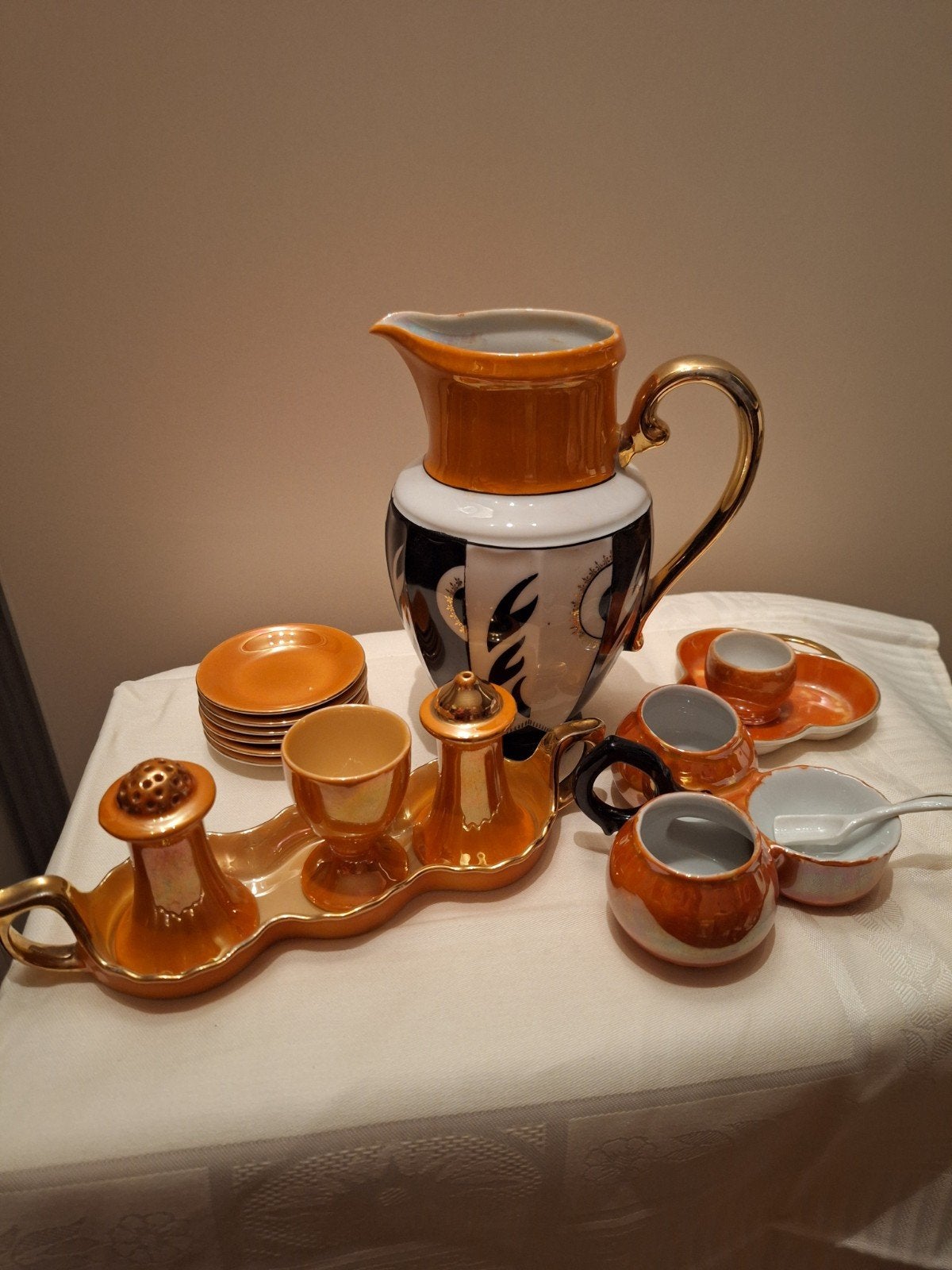 Victoria Czecho-Slovakia Vintage Servies Set, Ophalen of Verzenden