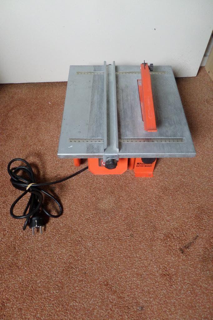 Tegelzaagmachine - Einhell NTC600 - 600W - 230V, Doe-het-zelf en Verbouw, Gereedschap | Zaagmachines, Ophalen, 70 mm of meer, Overige typen