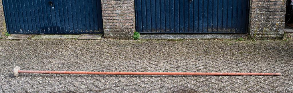 houten polsstok, 3,8 mtr., Ophalen, Gebruikt, Benen, Overige typen
