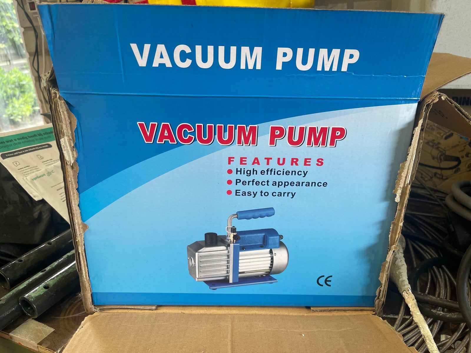 Nieuwe Vacuümpomp - Hoge Efficiëntie en Draagbaar, Nieuw, Ophalen of Verzenden, Minder dan 200 liter/min, Minder dan 6 bar
