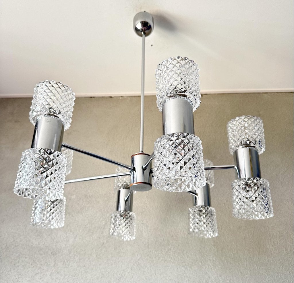 Vintage Kaiser Leuchten hanglamp, Niet ingevuld, Gebruikt, Mid century modern, Niet ingevuld