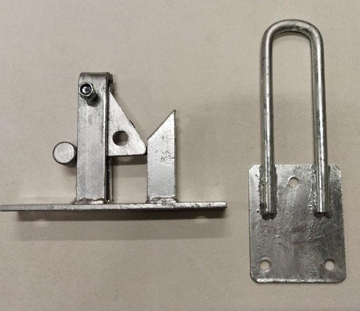 Zware poortsluiting / heksluiting vuurverzinkt, Ophalen of Verzenden, Nieuw, IJzer, Slot