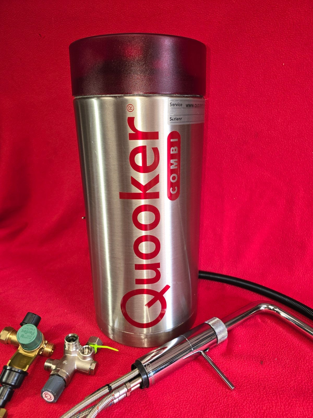Combi Quooker 2.2 met een Fusion Square Chromen kraan, Huis en Inrichting, Ophalen, Minder dan 50 cm, Gebruikt, Minder dan 100 cm