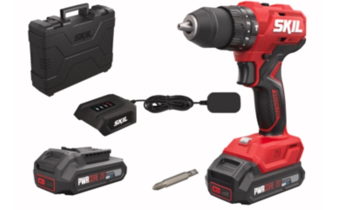 Skil 20V Klopboormachine  Brushless (incl. 2x 2Ah accu, Ophalen, Nieuw, Boor- en Schroefmachine, Minder dan 400 watt