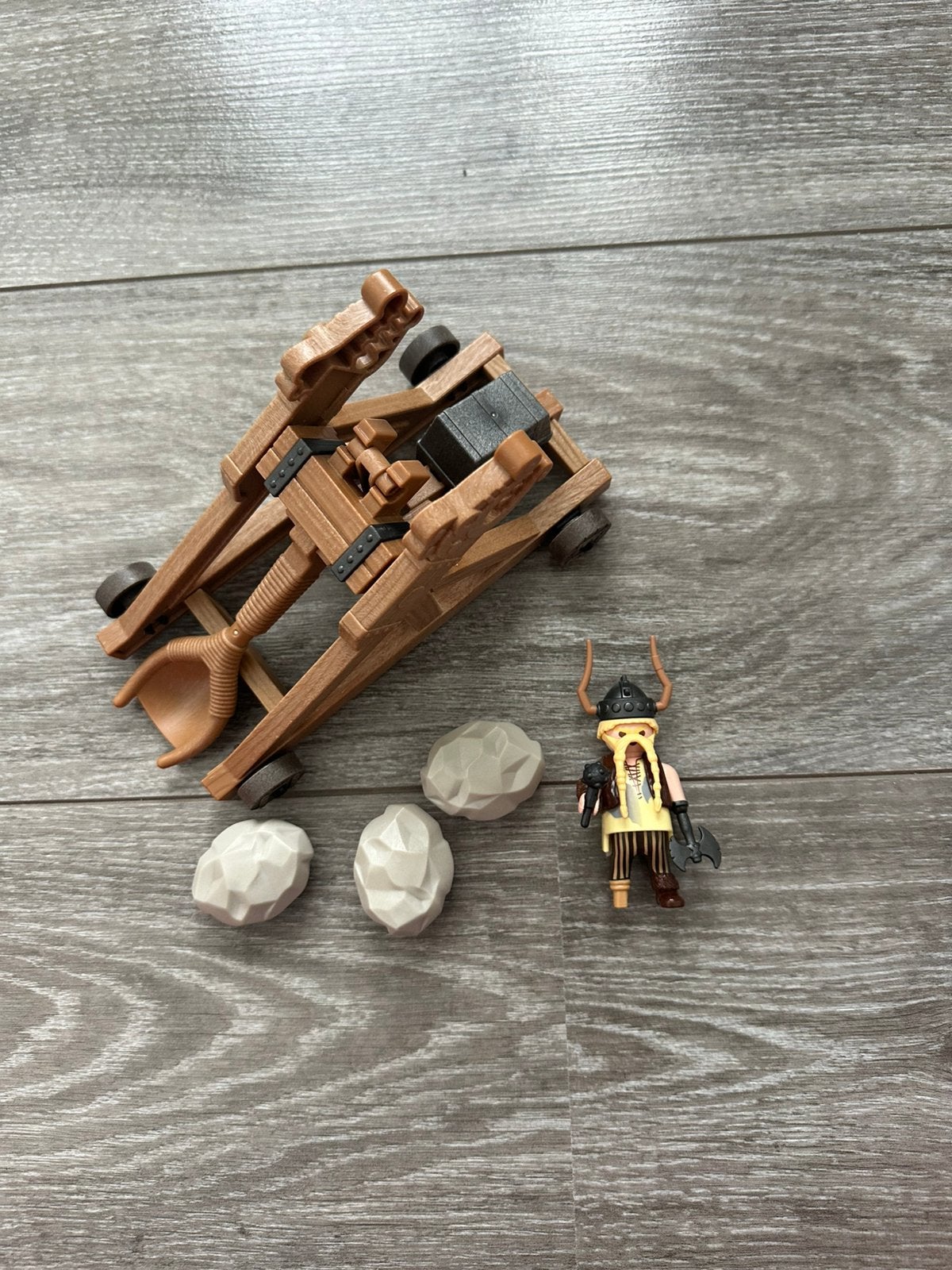 Playmobil Hoe Tem Je een Draak – Rochel met katapult, Complete set, Voertuig, Ophalen of Verzenden, Zo goed als nieuw