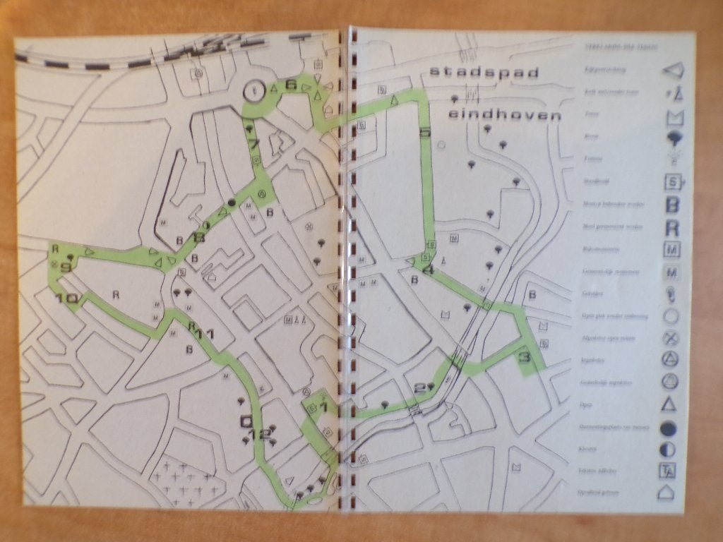 Stadspad Eindhoven, stadswandeling binnenstad 1978 zeldzaam, Ophalen of Verzenden, 20e eeuw of later, Zo goed als nieuw